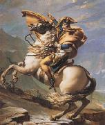 Jacques-Louis David Napoleon Crossing the Alps (mk08) painting